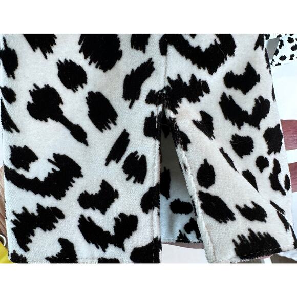 Neiman Marcus Exclusive Leopard Print Black White Sz M Blazer - Picture 5 of 8